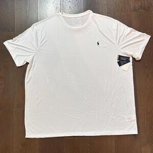 NEW Polo Ralph Lauren T-Shirt Men's Size 4XLT Performance White